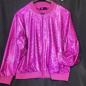 Kancy Kole Pink Sequin Women's Jacket